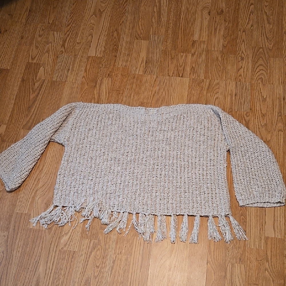 Cozy Fringe Hem Sweater